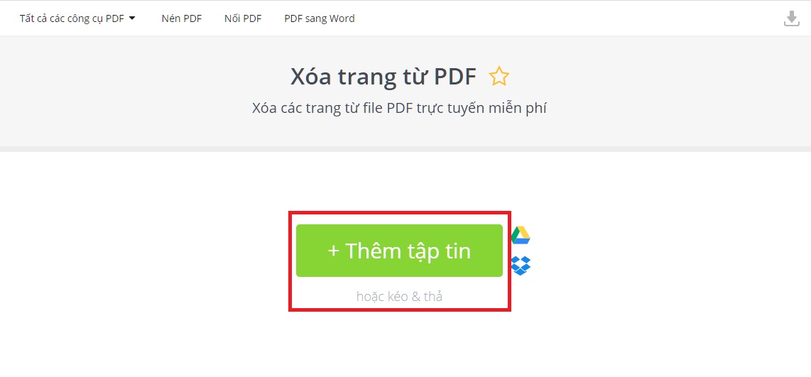xóa trang pdf 
