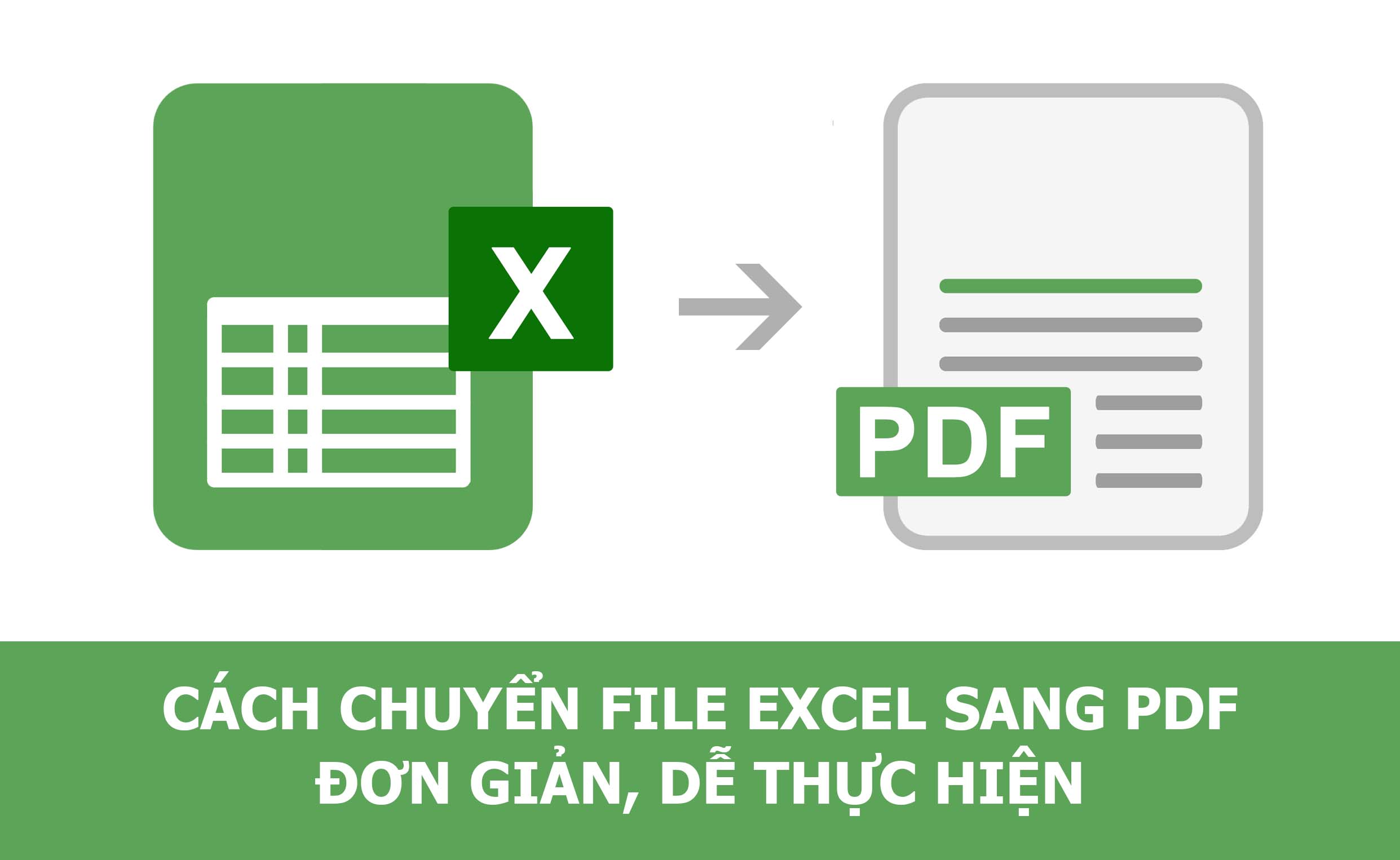 Đừng lo lắng trước vấn đề chuyển đổi Excel sang PDF nữa. Tính năng này đã được cải tiến hoàn toàn mới, cho phép bạn xuất tập tin Excel của mình sang dạng PDF chỉ trong vài cú nhấp chuột đơn giản và nhanh chóng.