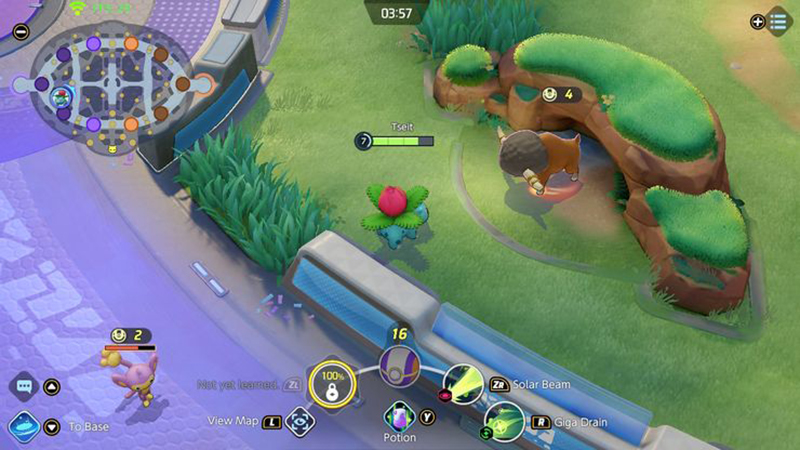 Bùa lợi cam trong Pokemon Unite 