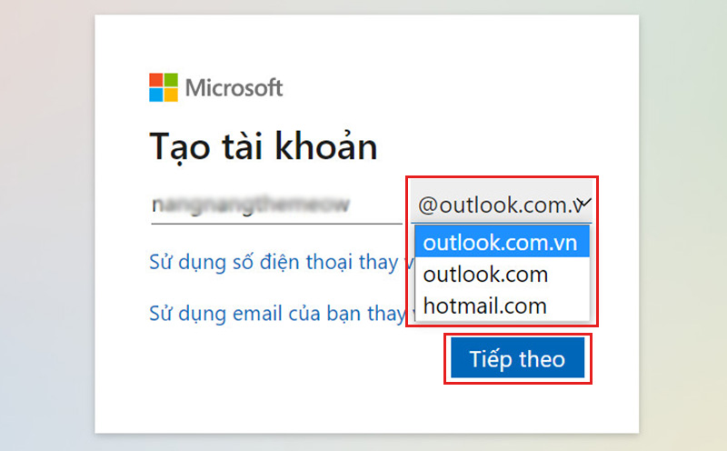 Cập nhật email của người tạo microsoft team