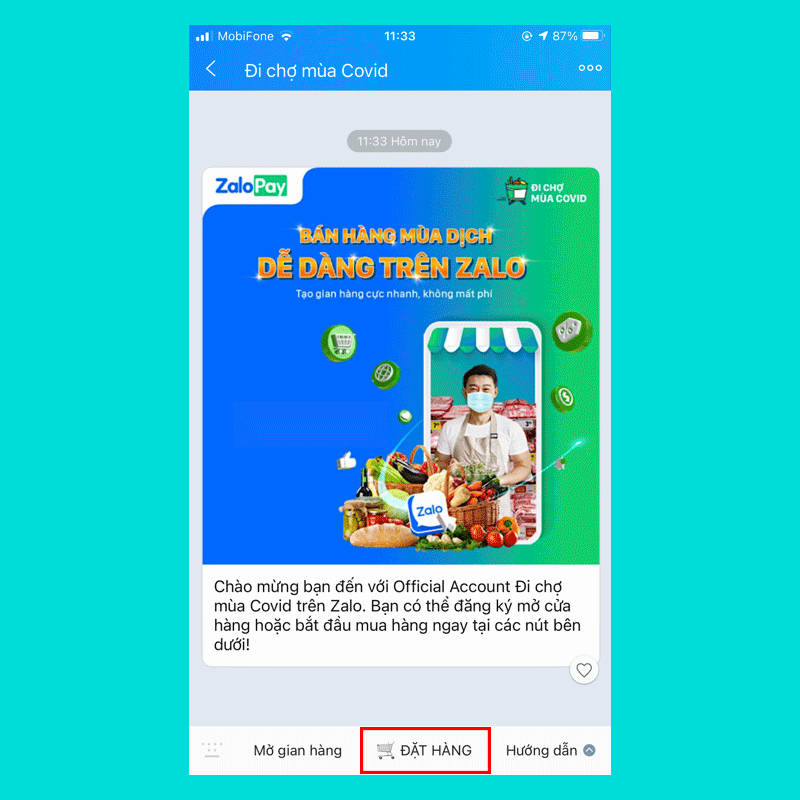 Cách đi chợ online trên Zalo với gợi ý cửa hàng gần nhà giúp tiết kiệm phí ship