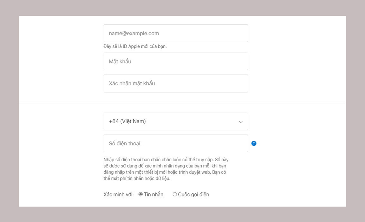 Hướng dẫn đăng ký iCloud trên web, iPhone và iPad