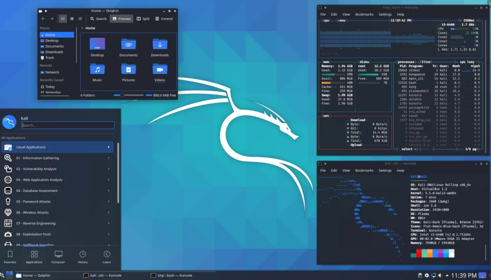 Ứng dụng kali linux