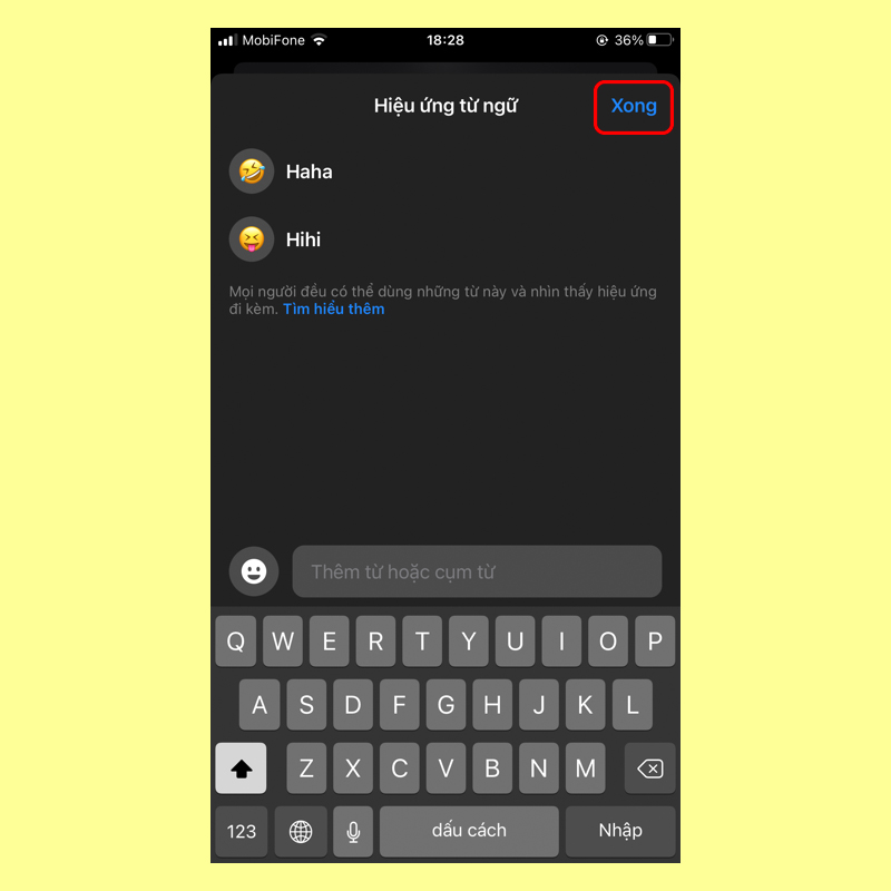 Cập nhật tính năng tạo hiệu ứng chữ tin nhắn Messenger ngay!