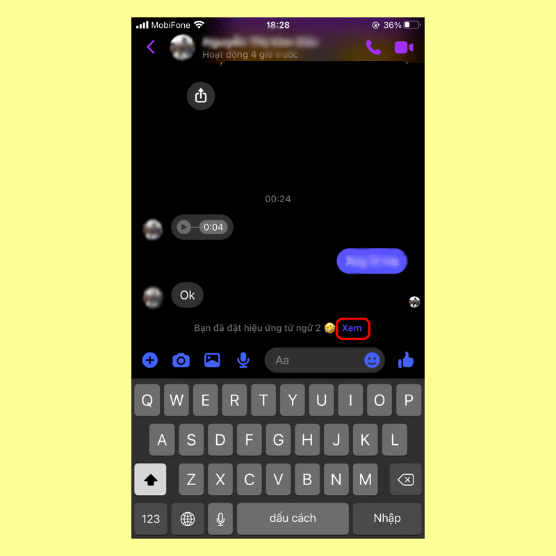 Cập nhật tính năng tạo hiệu ứng chữ tin nhắn Messenger ngay!