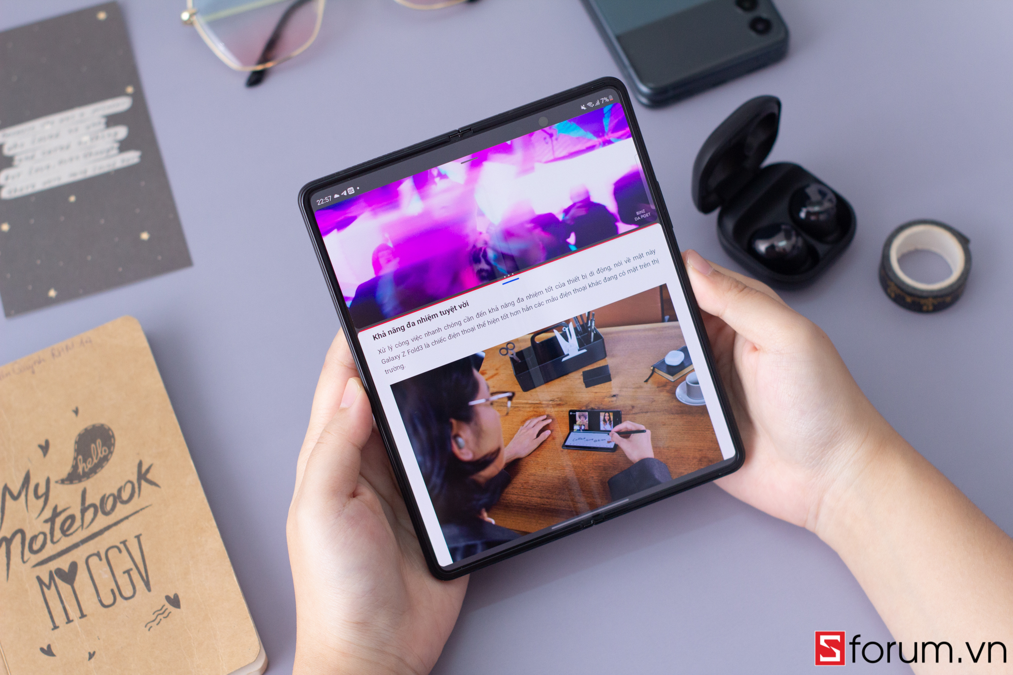 Sforum - Trang thông tin công nghệ mới nhất Galaxy-Z-Fold3-5G-Sforum-7 Chọn Galaxy Z Fold3 5G: Chọn sự khác biệt để có những trải nghiệm đặc biệt 