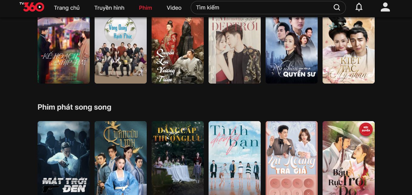 TV360: Kho kênh truyền hình, bóng đá và phim ảnh cao cấp