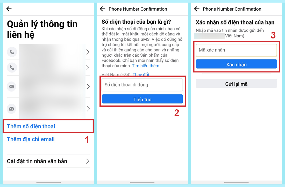 Cách đổi gmail Facebook trên điện thoại