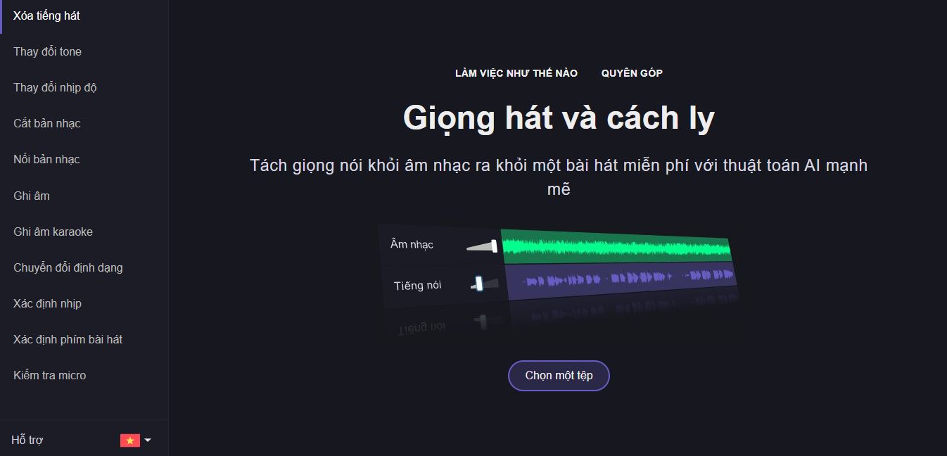 Hướng dẫn cách tải tải vocal remover