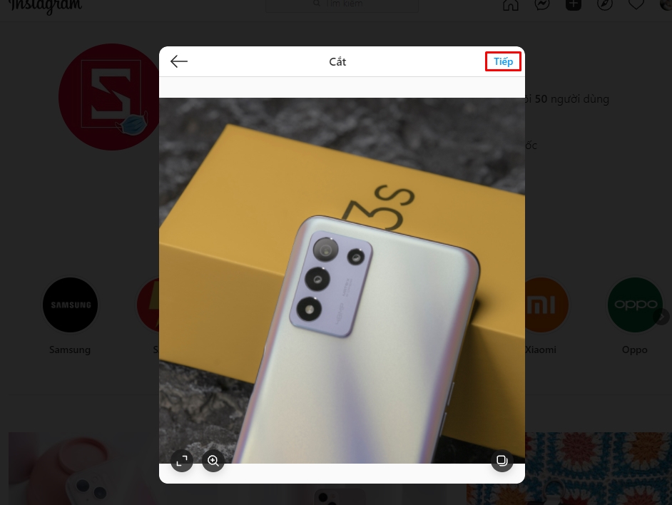 đăng ảnh trên instagram