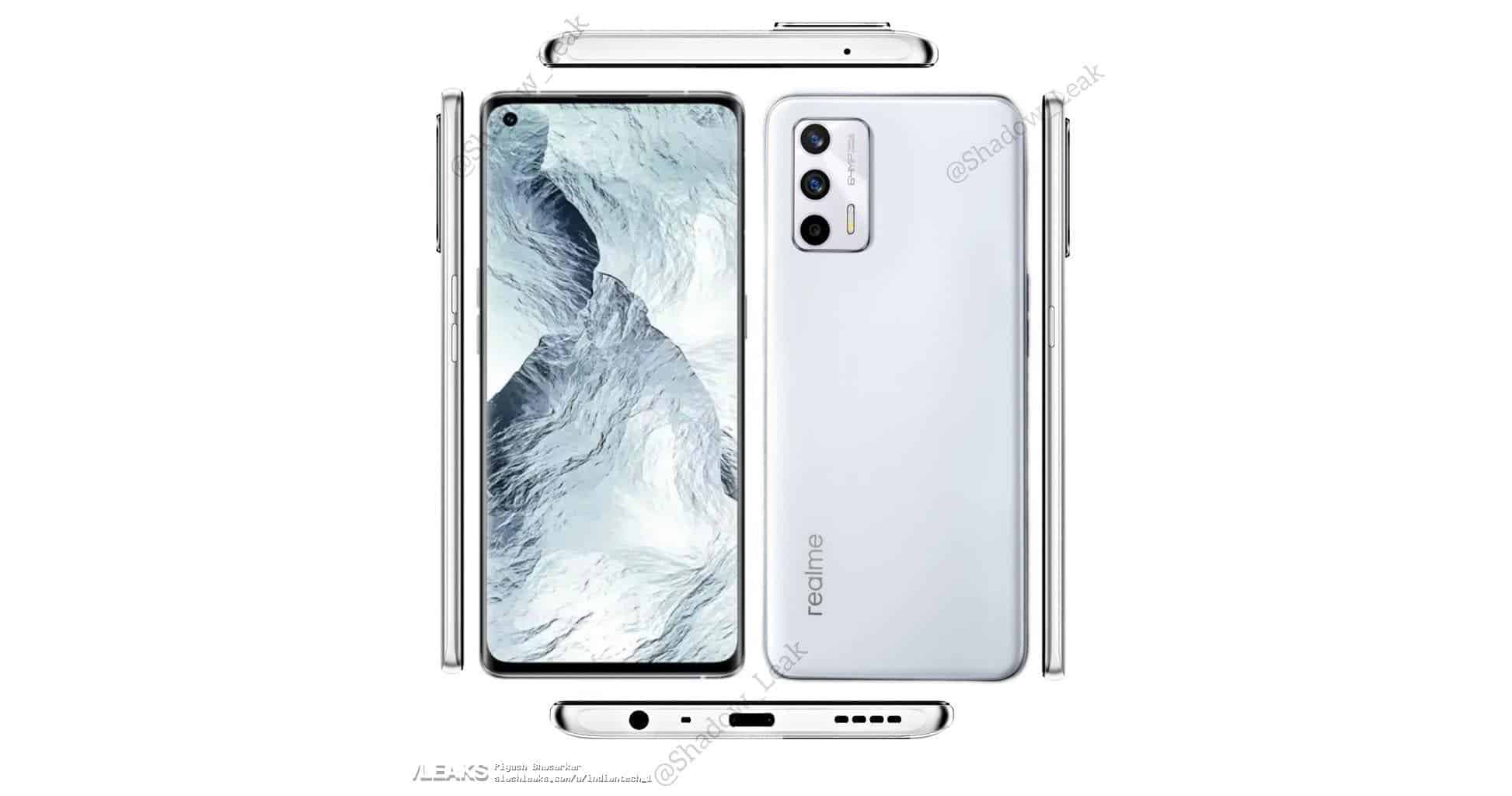 Realme GT Neo 2T lộ ảnh render sắc nét, đầy đủ các góc cạnh trước giờ “G”