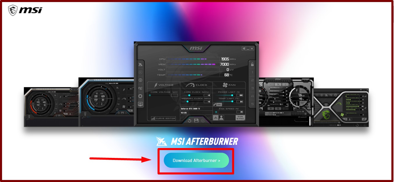 msi afterburner download thế nào?