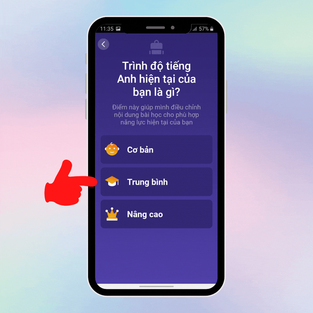 Hướng dẫn cách sử dụng ELSA Speak trên điện thoại bước 3