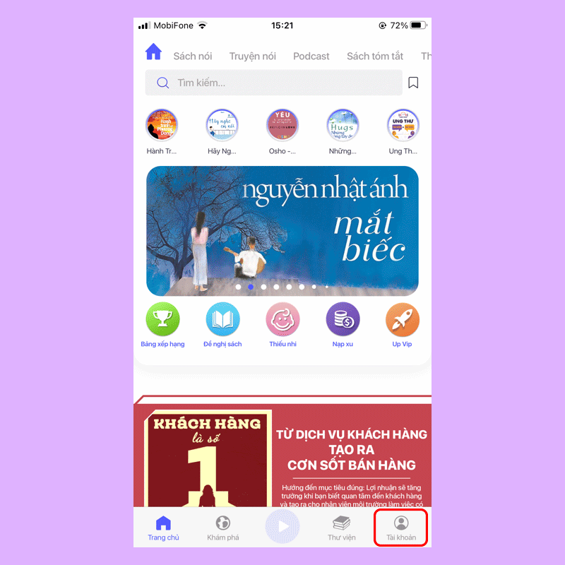Hướng dẫn sử dụng Voiz FM cho người mới bắt đầu bước 1