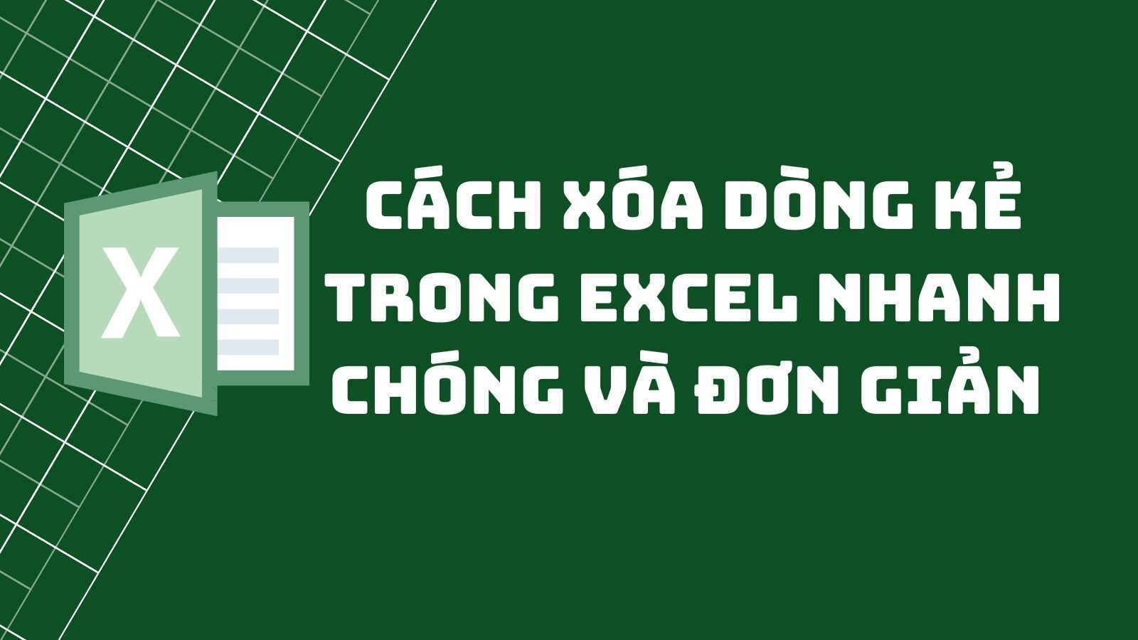 Xóa dòng kẻ ô là một tính năng quan trọng trong Excel, giúp bạn dễ dàng loại bỏ những dòng trống trong bảng tính của mình. Với Excel 2024, việc xóa dòng kẻ ô sẽ trở nên dễ dàng hơn bao giờ hết. Bạn chỉ cần vài cú nhấp chuột và Excel sẽ tự động loại bỏ dòng kẻ ô và giúp bạn quản lý bảng tính của mình tốt hơn.