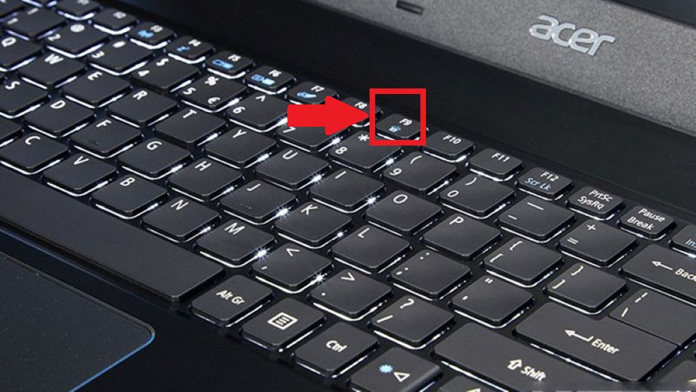 Cách bật đèn bàn phím laptop Lenovo 2