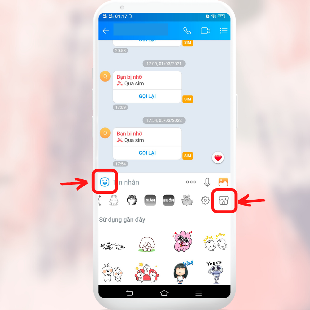 Sticker Zalo siêu đáng yêu Hướng dẫn tải và sử dụng