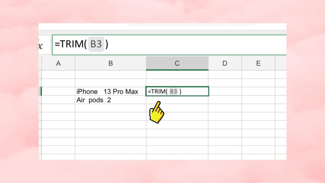 Cách loại bỏ khoảng trống với hàm TRIM trong Excel mới nhất