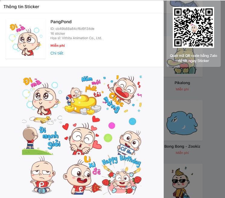 Sticker Zalo siêu đáng yêu Hướng dẫn tải và sử dụng