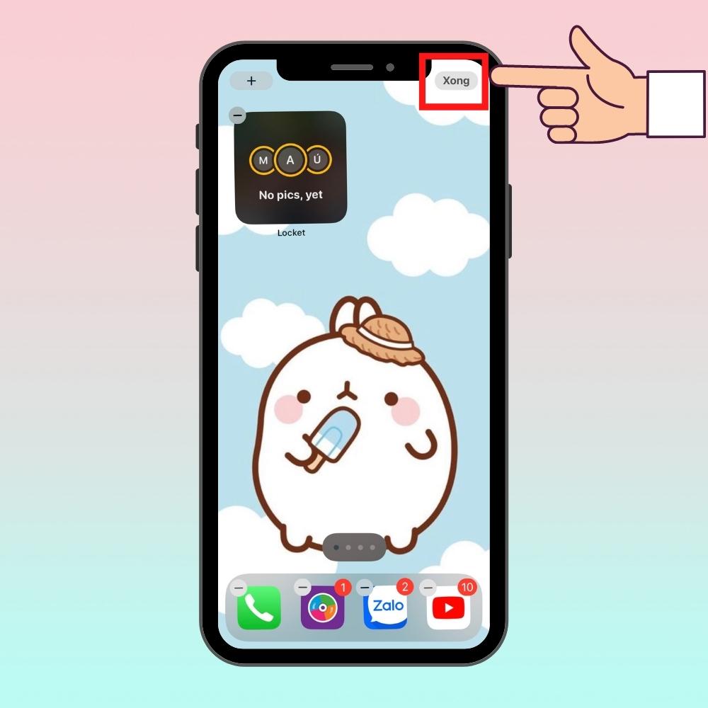 Hướng dẫn dùng Locket Widget trên iPhone để chia sẻ ảnh vừa chụp với