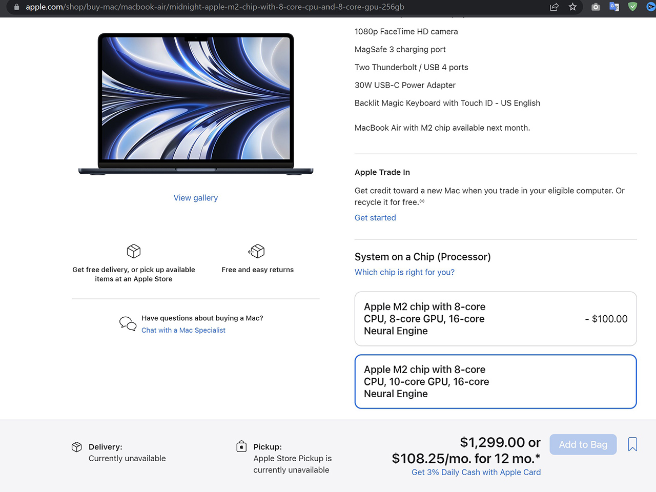 MacBook Air M2