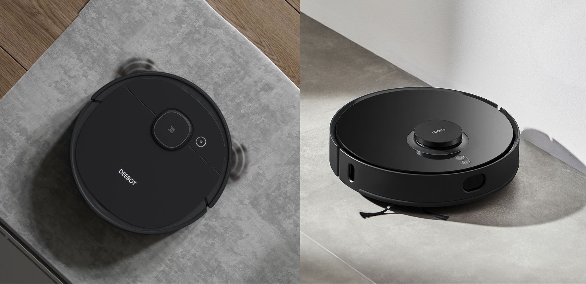 So sánh thiết kế Robot hút bụi