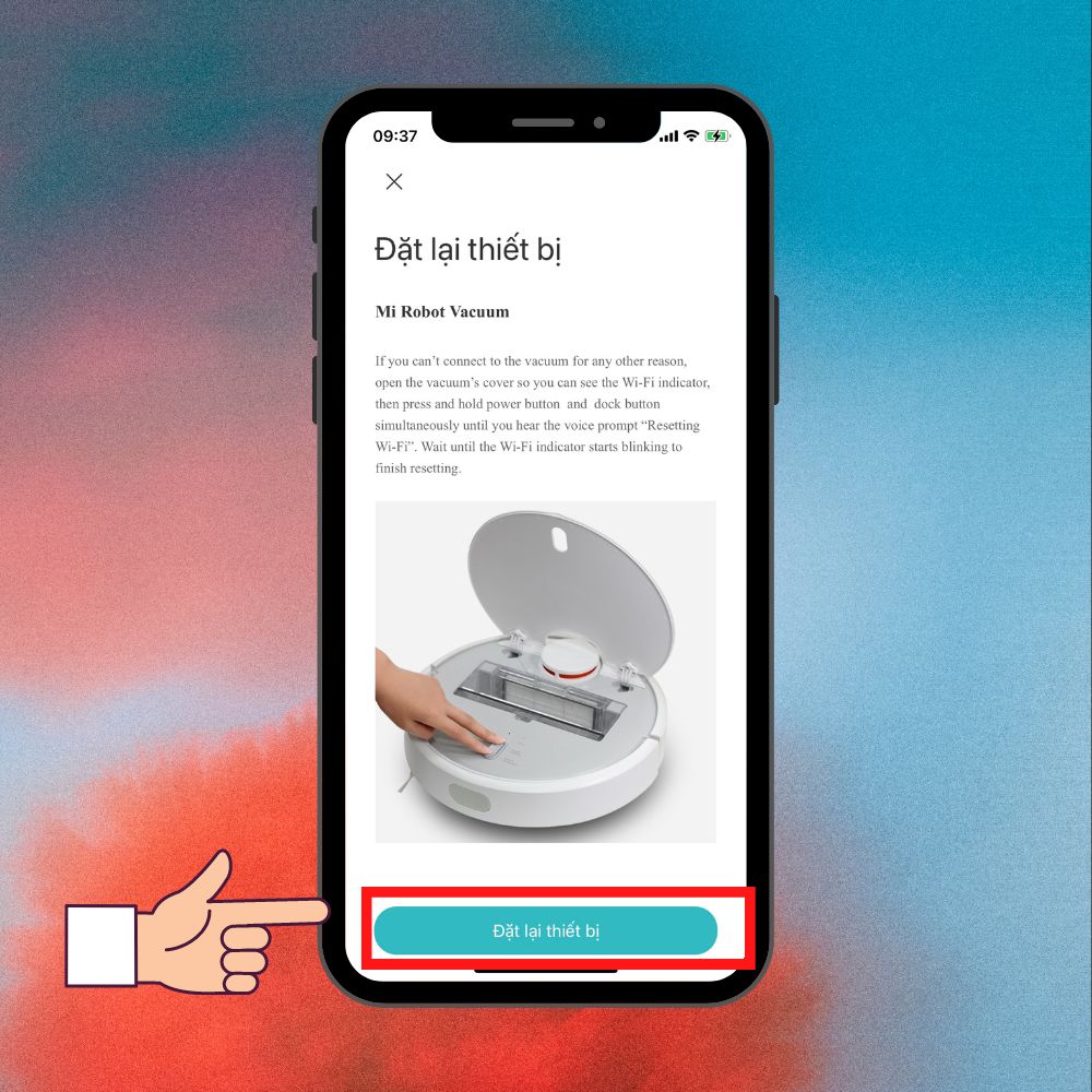 Kết nối với robot hút bụi thông qua app Mi Home 2