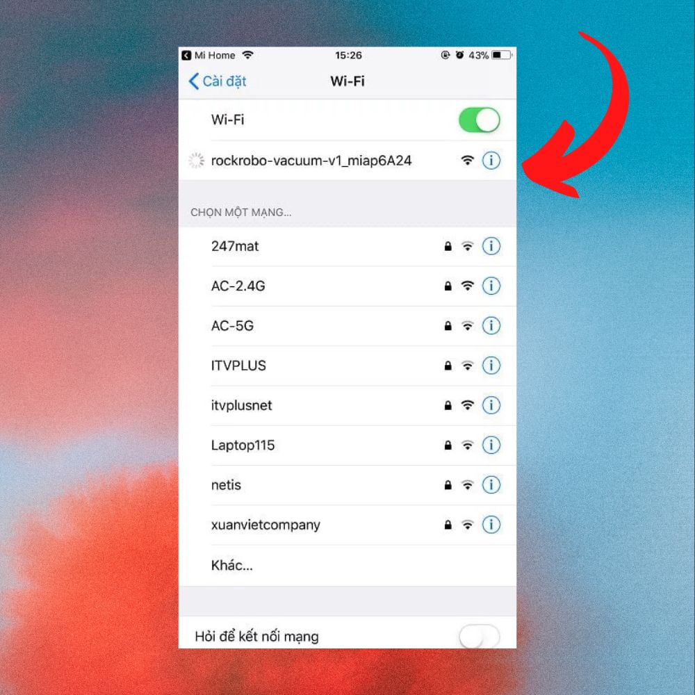 Nhập mật khẩu WiFi 3