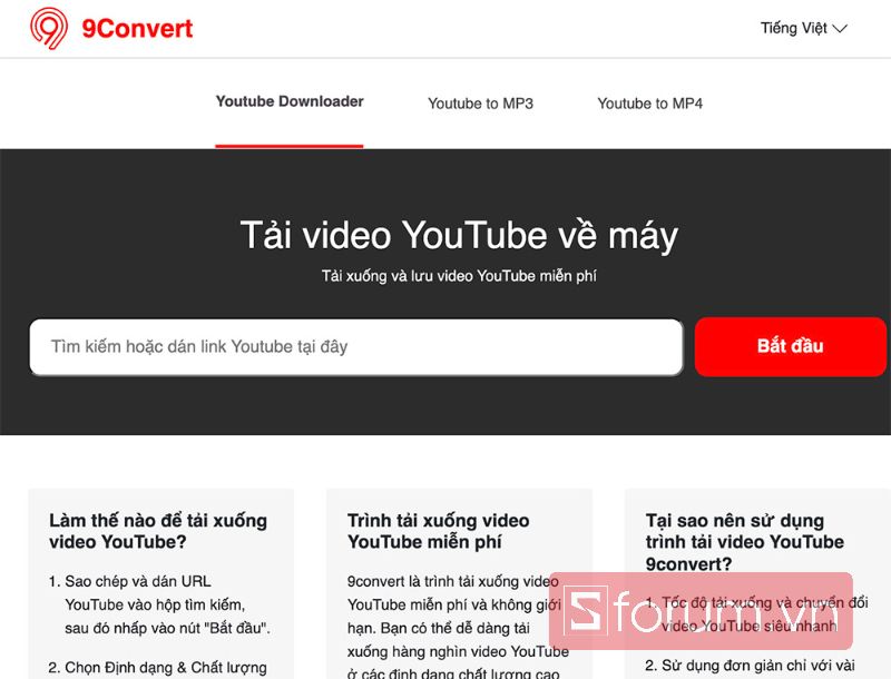 Tải Video Youtube 