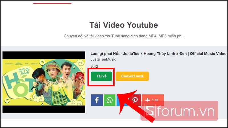 Download Video Youtube kể từ trang web Youtube