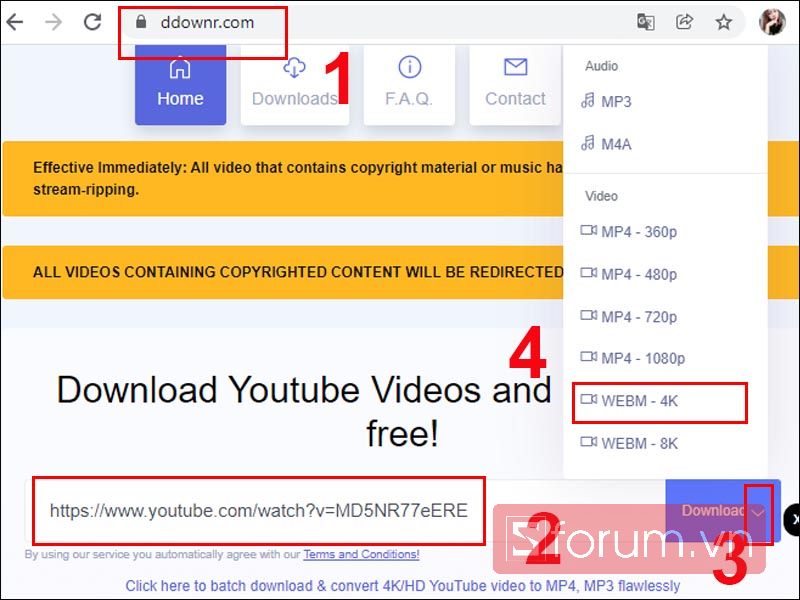 Download Video Youtube kể từ Ddownr.com