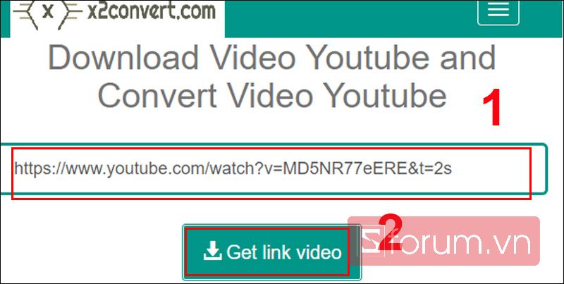 Download Video Youtube kể từ x2convert.com