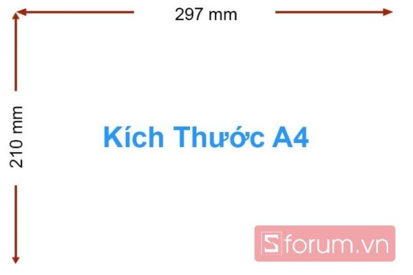 Kích thước A4 là bao nhiêu? Hướng dẫn cách in theo khổ giấy A4