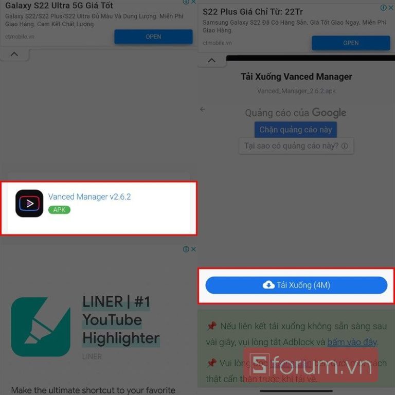 Cách tải YouTube Vanced trên Android, PC đơn giản