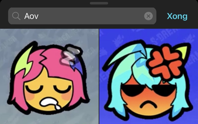 cách tìm kiếm và dùng gif Sticker LQM trên messenger