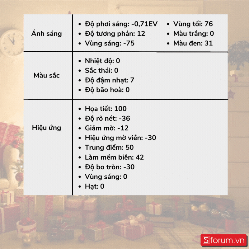 Tone giáng sinh màu cam bạc - Hình 2