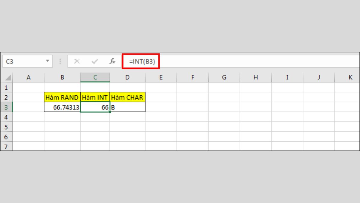 Hàm RAND, RANDBETWEEN tạo số ngẫu nhiên trong Excel