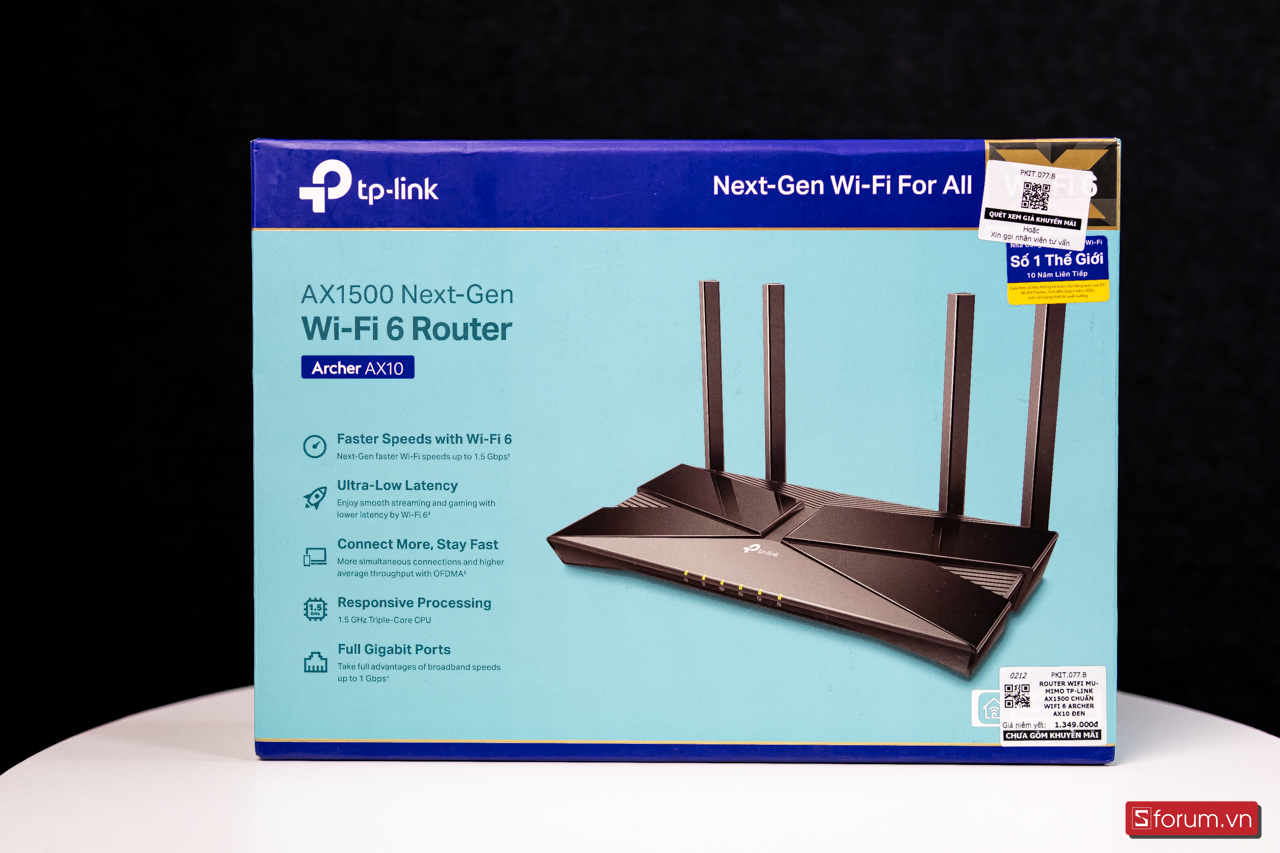 Routeur WiFi 6 TP-Link Routeur WiFi AX 1500 (Archer AX18) –