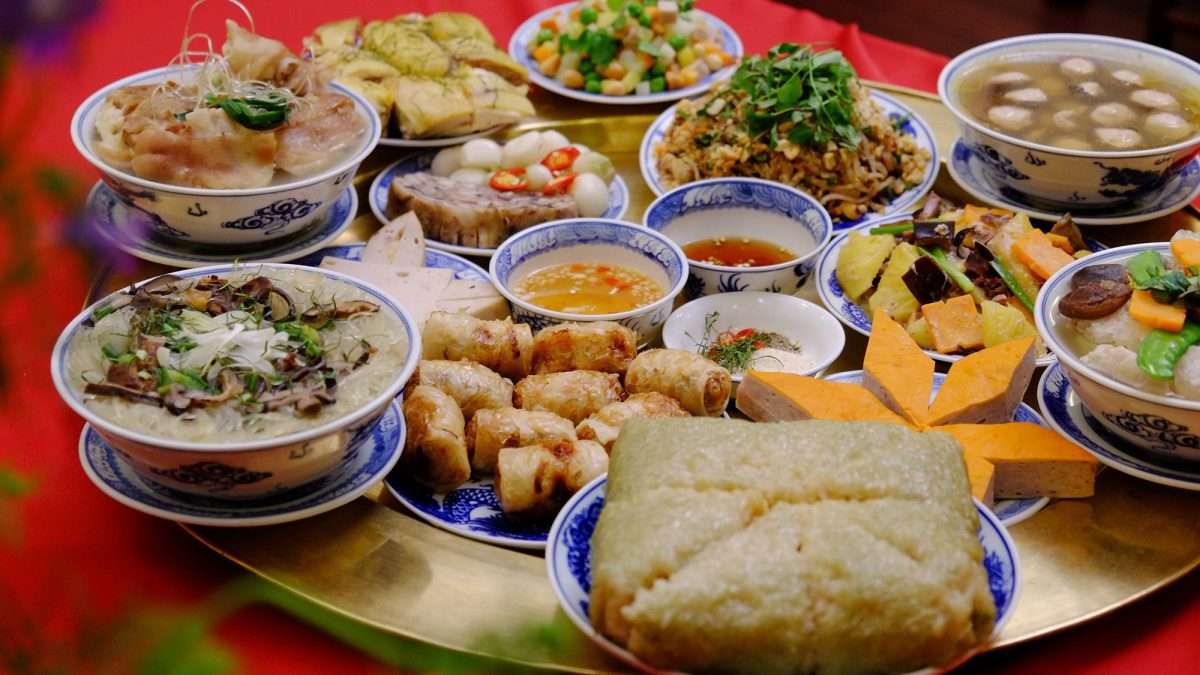 Mâm cúng Tết Nguyên Tiêu - Rằm tháng Giêng