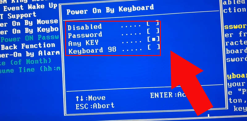 Cách mở laptop bằng bàn phím thực hiện cài đặt như thế nào? bước 4