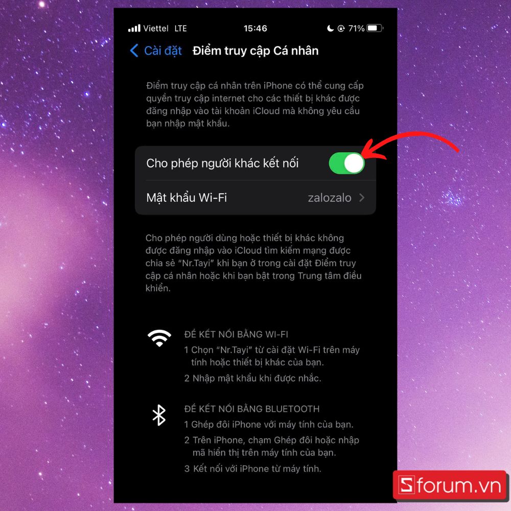 Cách phát WiFi từ điện thoại  - Bước 2 