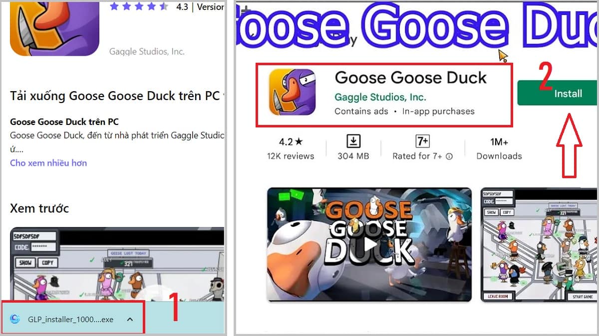 Tải Goose Goose Duck - Game ma sói phiên bản độc lại 2023