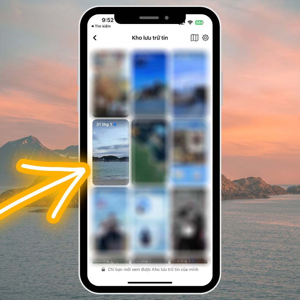 Cách xem và lưu lại Story Facebook bước 5