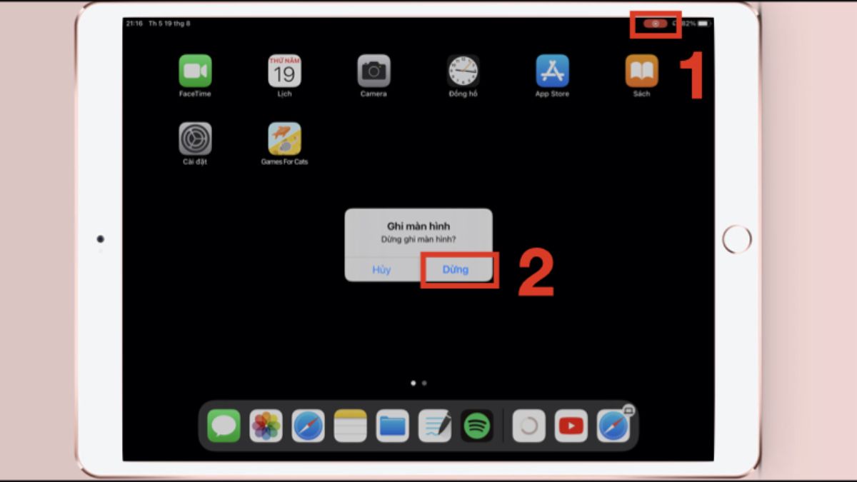 Hướng dẫn cơ hội con quay screen iPad chi tiết