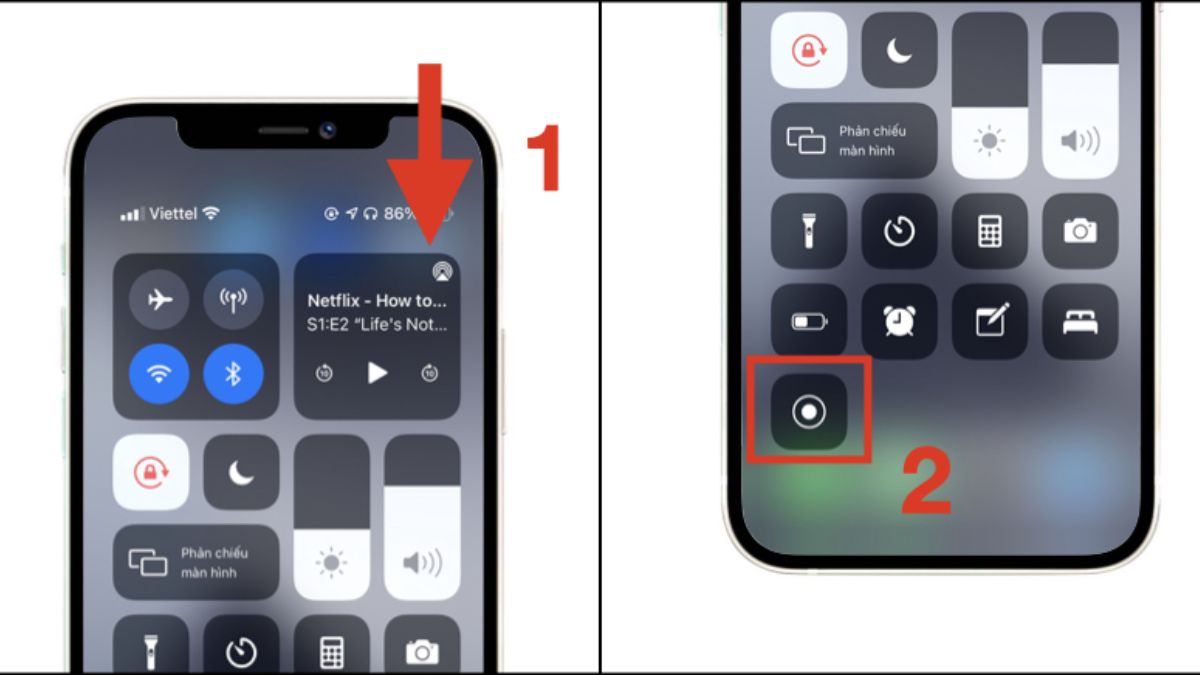 Hướng dẫn cách quay màn hình iPhone có Face ID