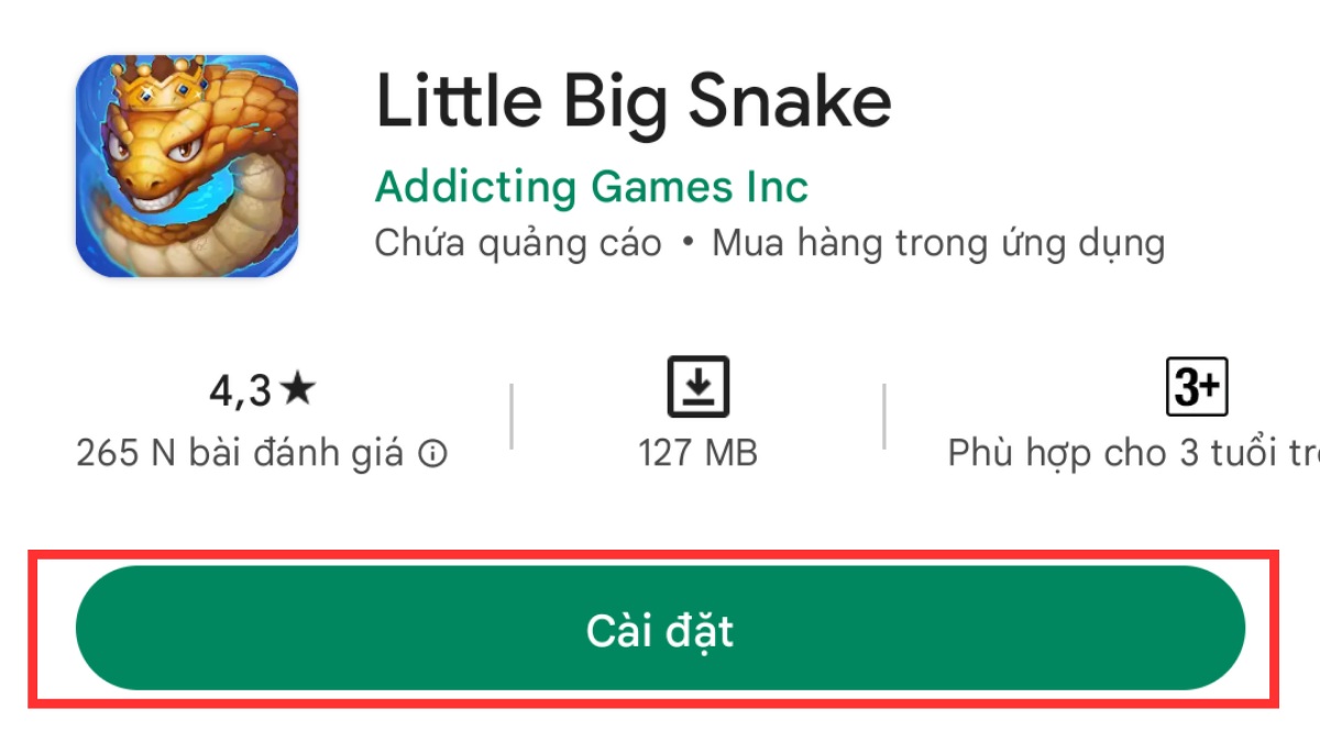 Cách tải Little Big Snake trên điện thoại, máy tính