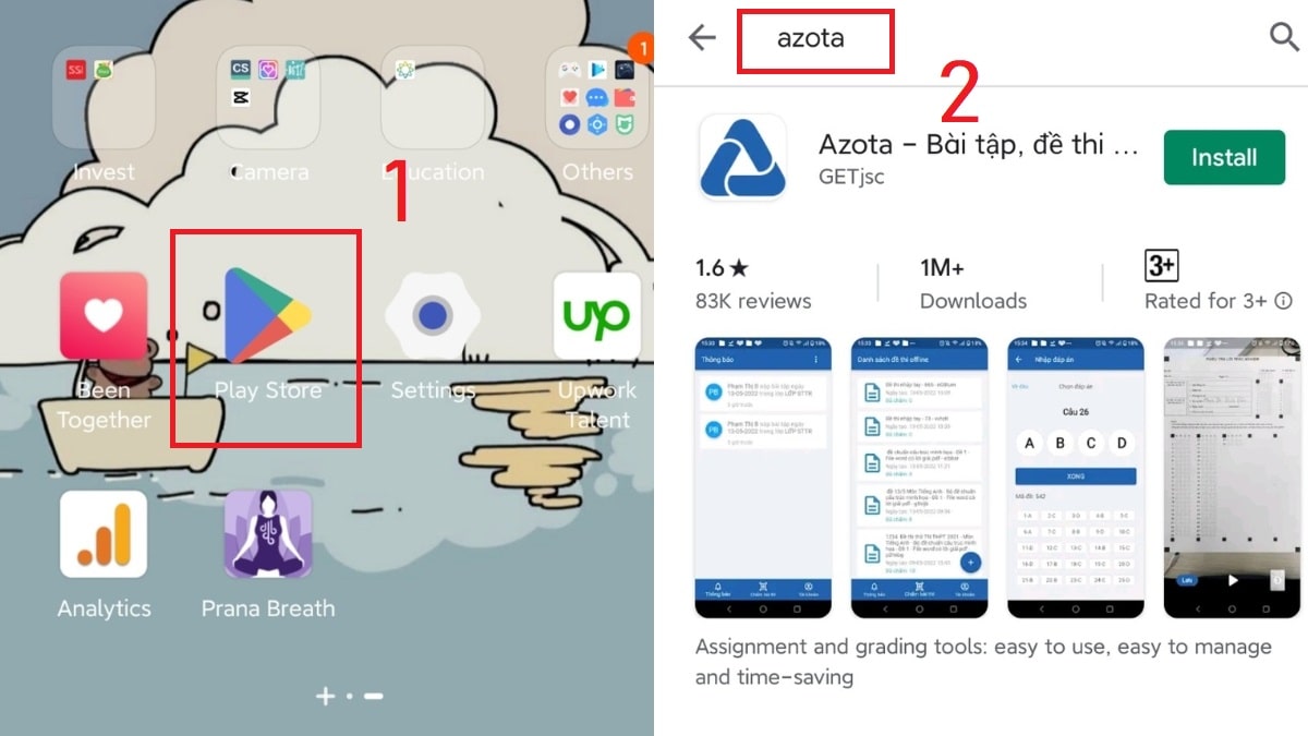 Tải Azota - Ứng dụng tạo đề thi, bài tập Online dễ dàng 2023