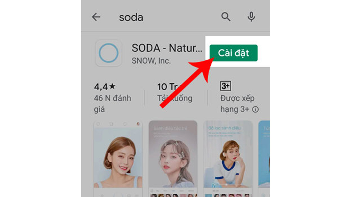 Cách tải Soda trên Android bước 2