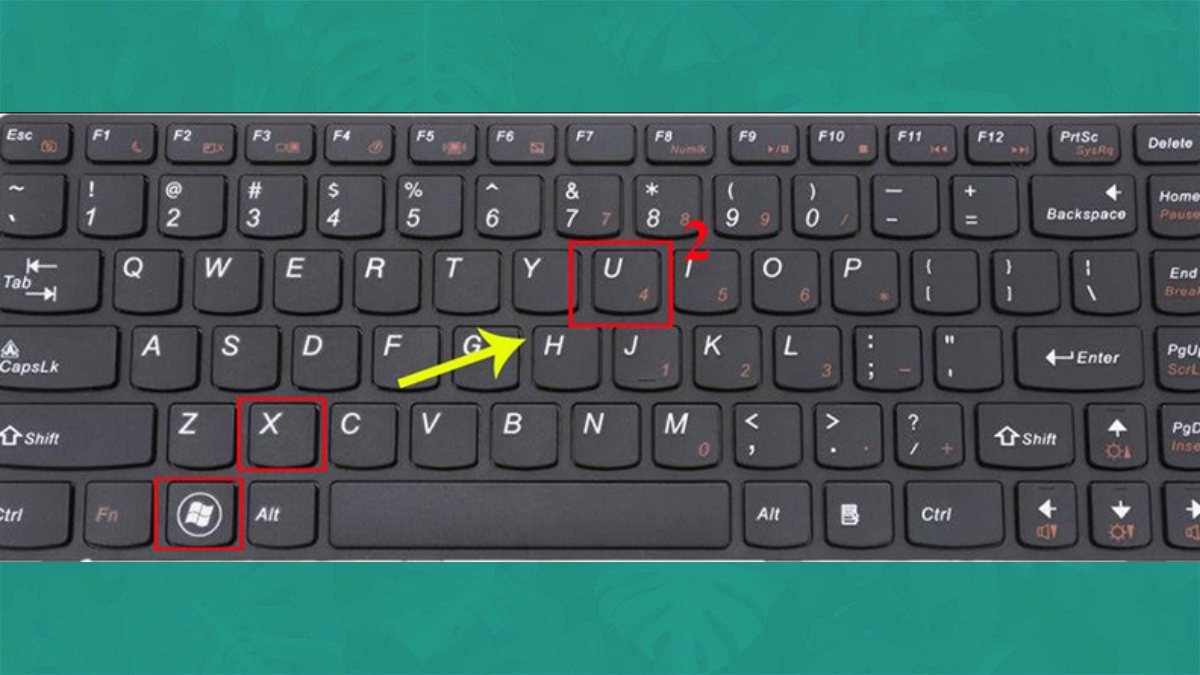 Tắt máy tính win 10 bằng tổ hợp phím bước 2