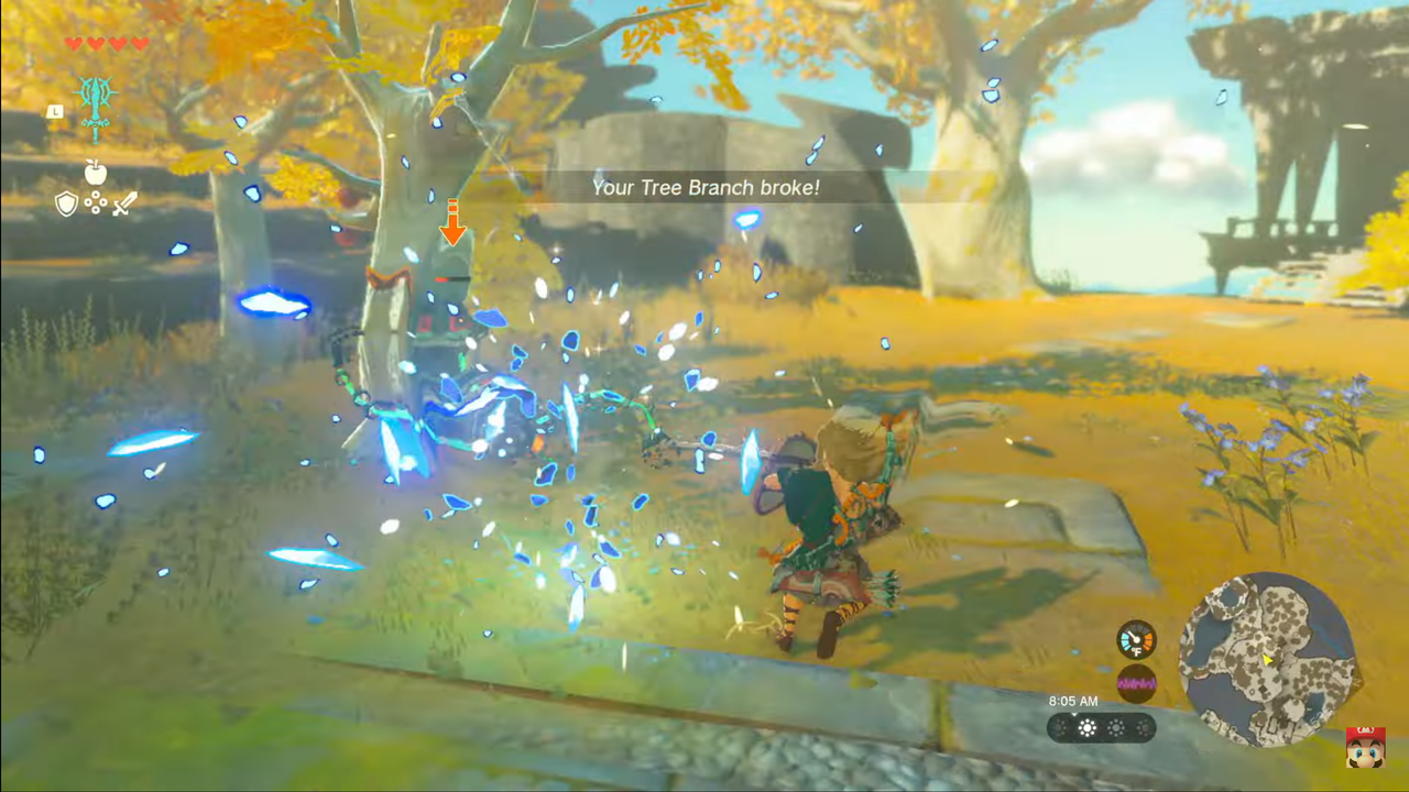 Vũ khí vẫn có thể bị “tan biến” - The Legend of Zelda: Tears of the Kingdom